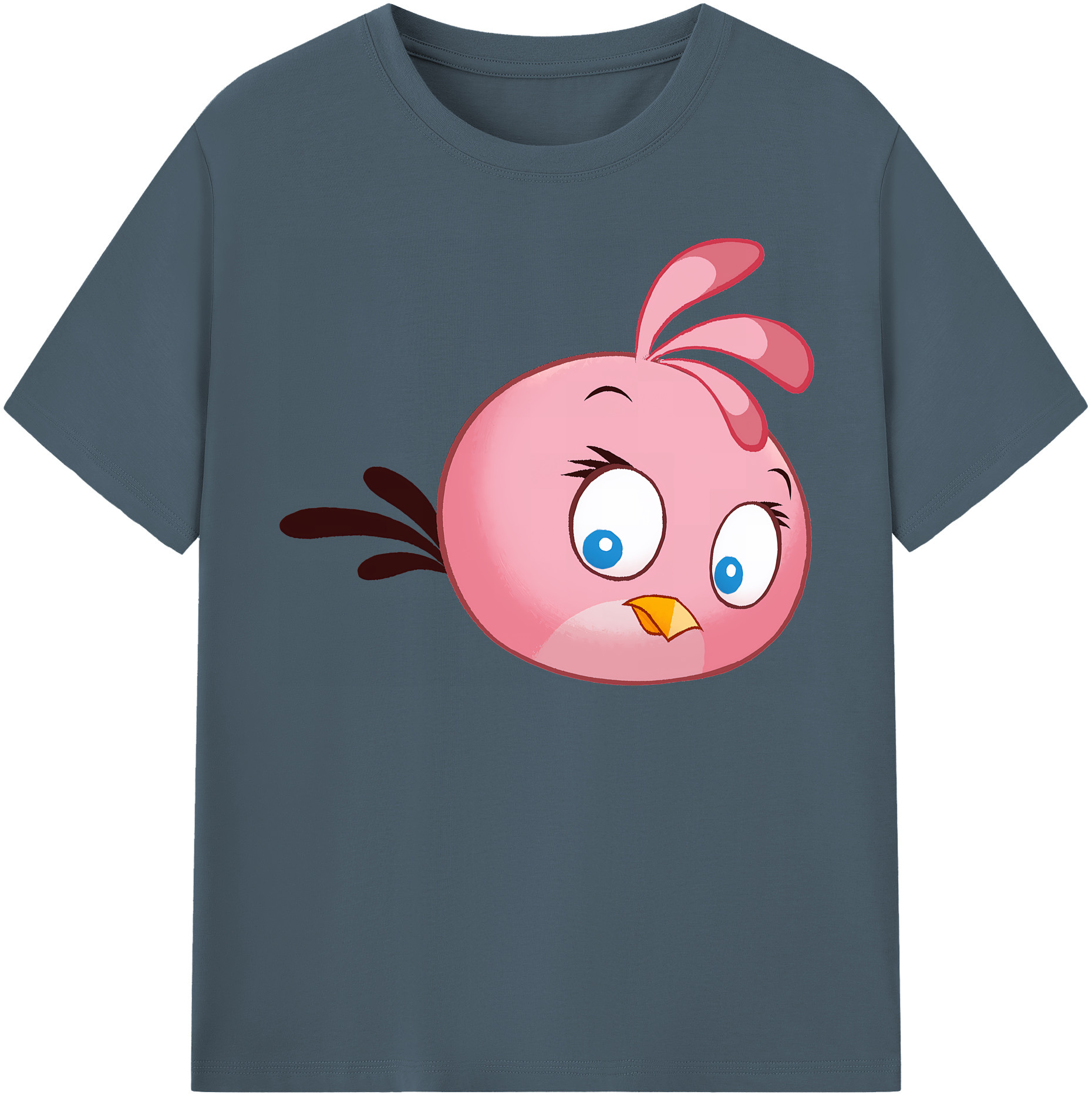 （画像用） Angry Birds アングリーバード 綿100％半袖Tシャツ（フロントプリント）